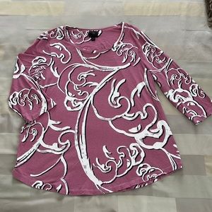 JM Collection printed Top